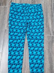 NYC Jeans Blue Elephant Print  size 10